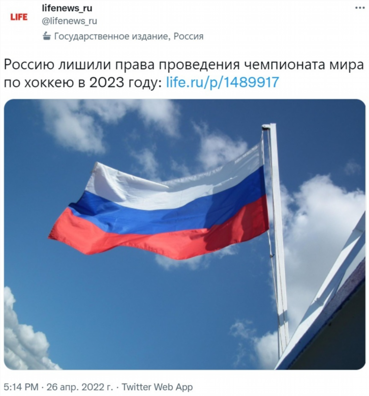 Федерация хоккея россия